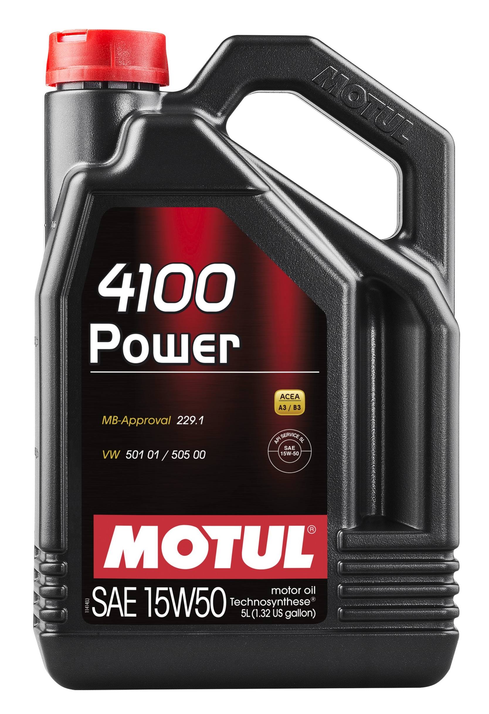 Audi Jaguar Engine Oil (15w50) (5 Liter) (Power 4100) - Motul 100273